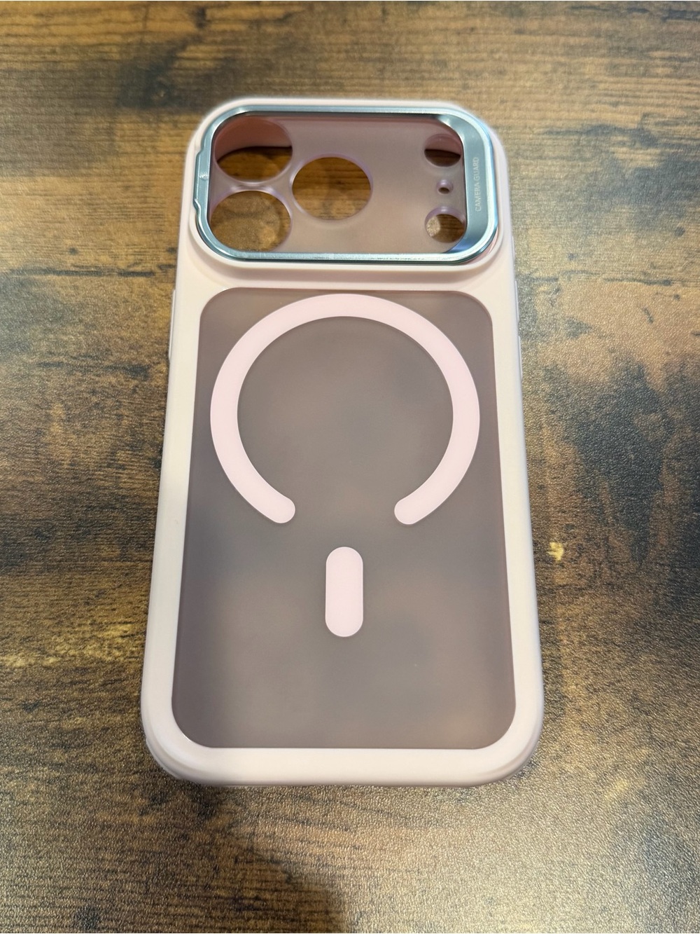 ESR iPhone 17 Pro Stash Stand MagSafe Case - Frosted Bubblegum Pink